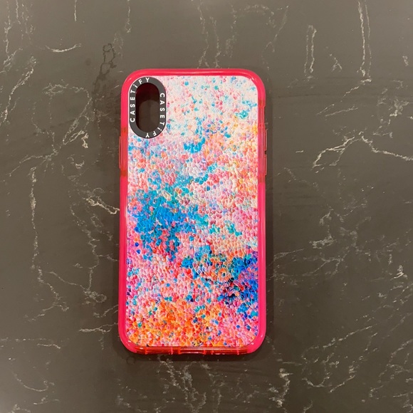 Louis Vuitton Multicolor Black iPhone XR Clear Case